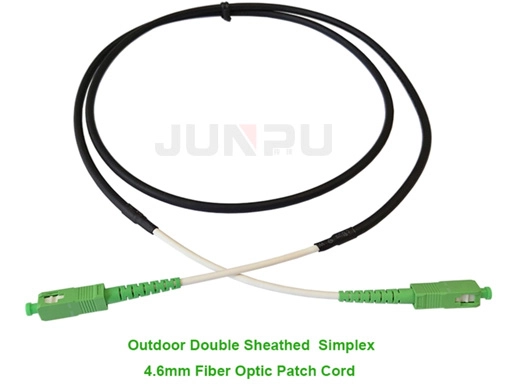 Światłowodowy kabel krosowy zewnętrzny simplex 4,6 mm